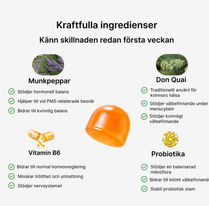 Vital Source Gummies för kvinnlig balans
